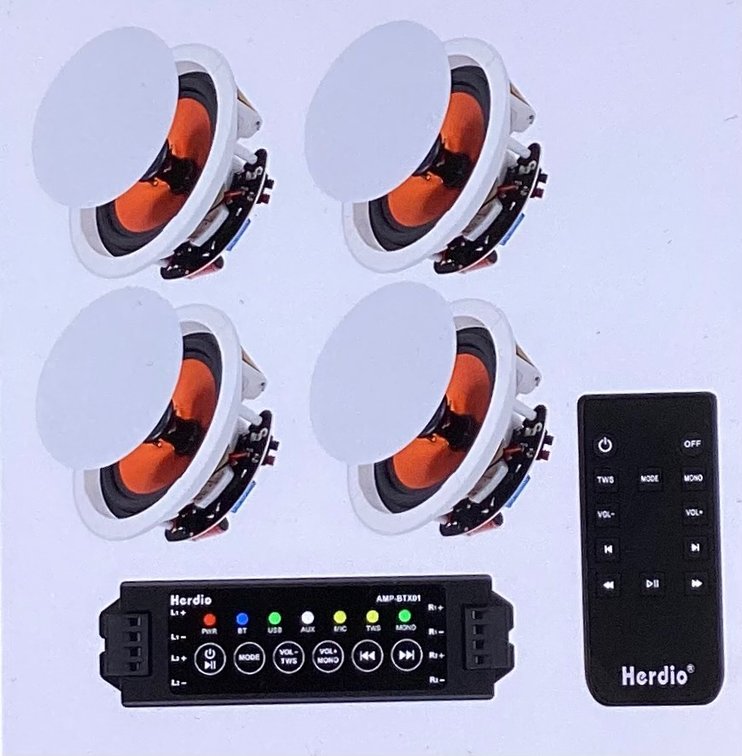 6.5” 600w Bluetooth Ceiling Speakers (S4)