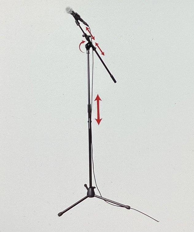 31.5”-61.5” Tripod Mic Stand (S4)