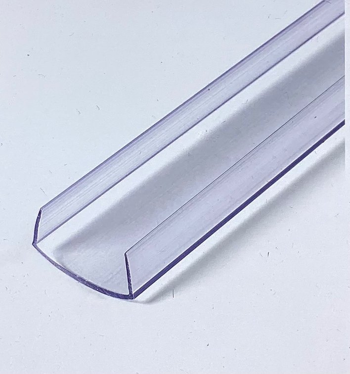 48” Clear 1” U-Channel/C-Channel (S5)