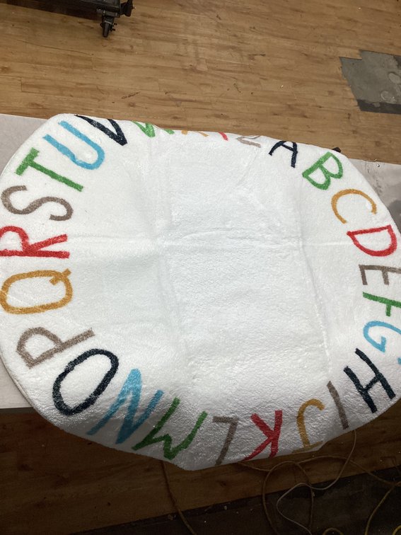 47” Alphabet Rug (S4)