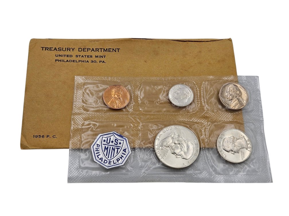 1956 Philadelphia Mint Proof Coin Set (V)