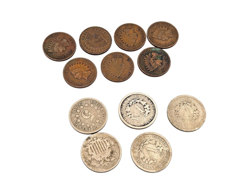 Indian Head Pennies, V Nickles, and More (V)