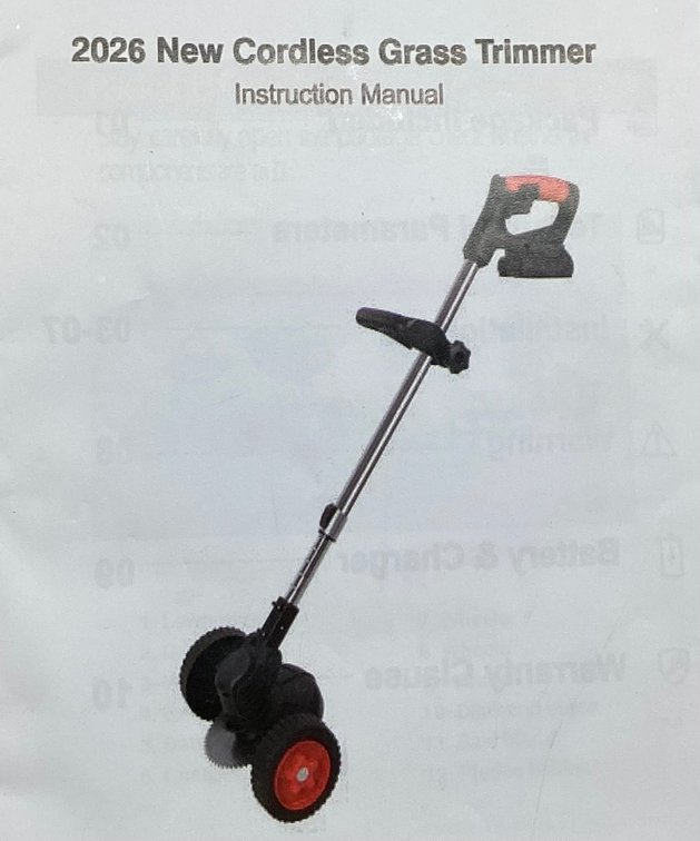 Cordless Grass Trimmer (S1)