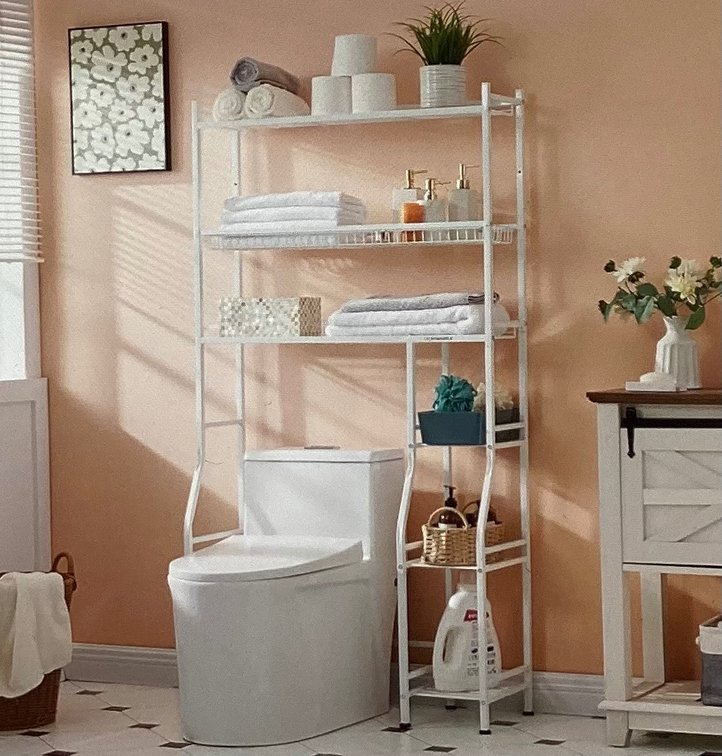 6-Tier Over The Toilet Storage (S2)