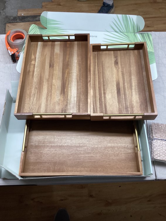 Wooden Serving Trays (S2)