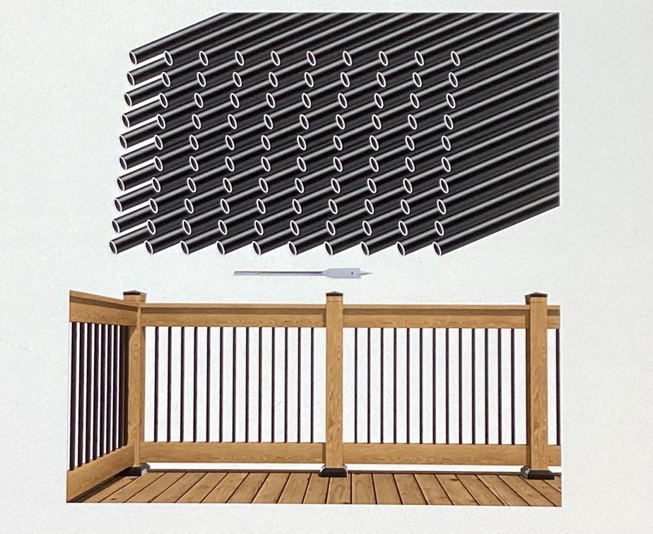 32” Aluminum Deck Balusters (S2)