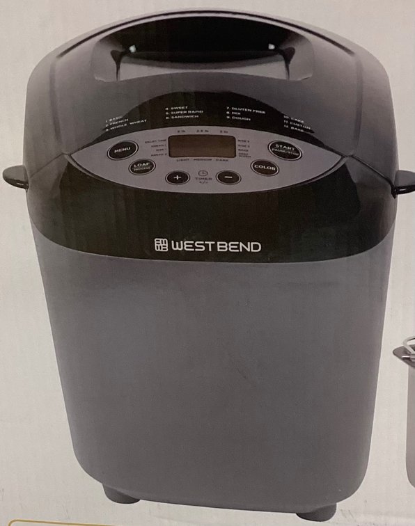 West Bend 3LB Hi-Rise Breadmaker (S3)
