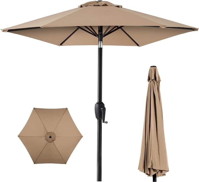 7’5” Heavy-Duty Outdoor Patio Umbrella (S3)