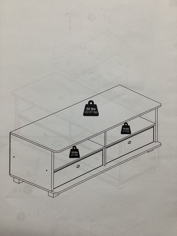 TV Stand With Drawer (S2)