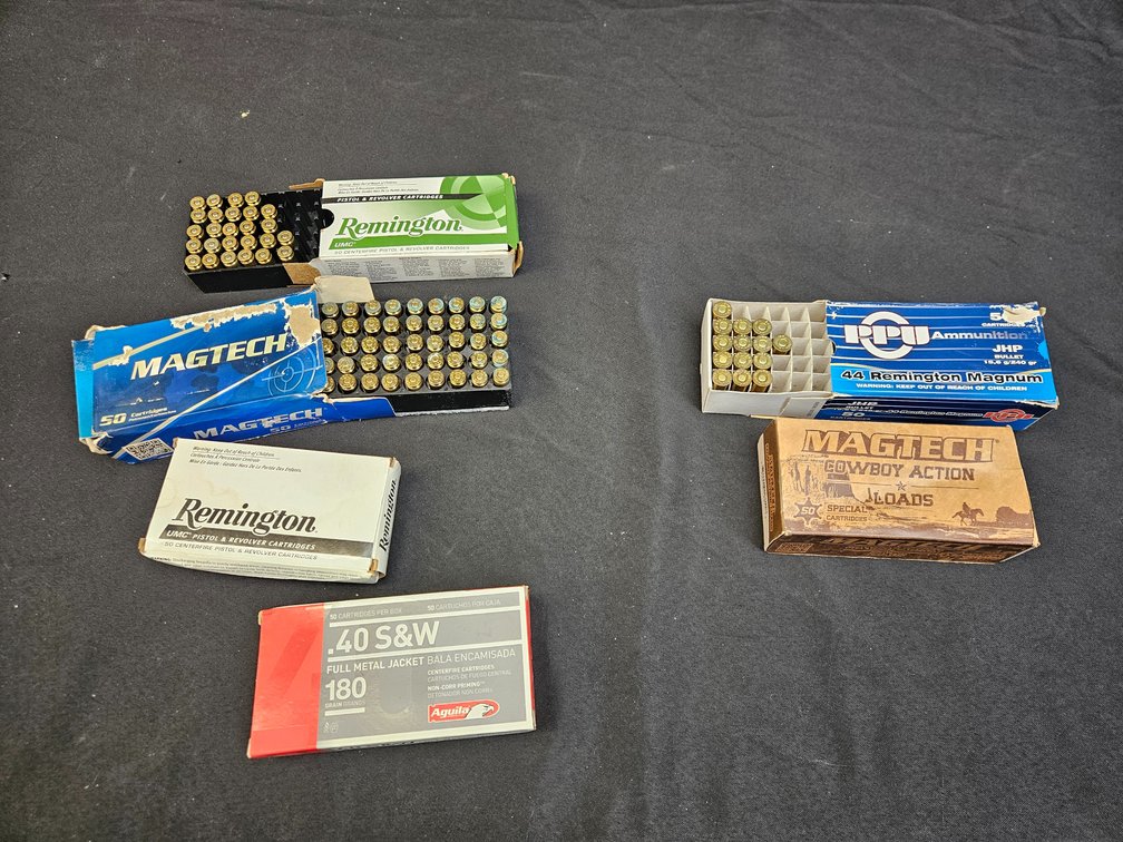 .40 S&W and 44Magnum/SPL