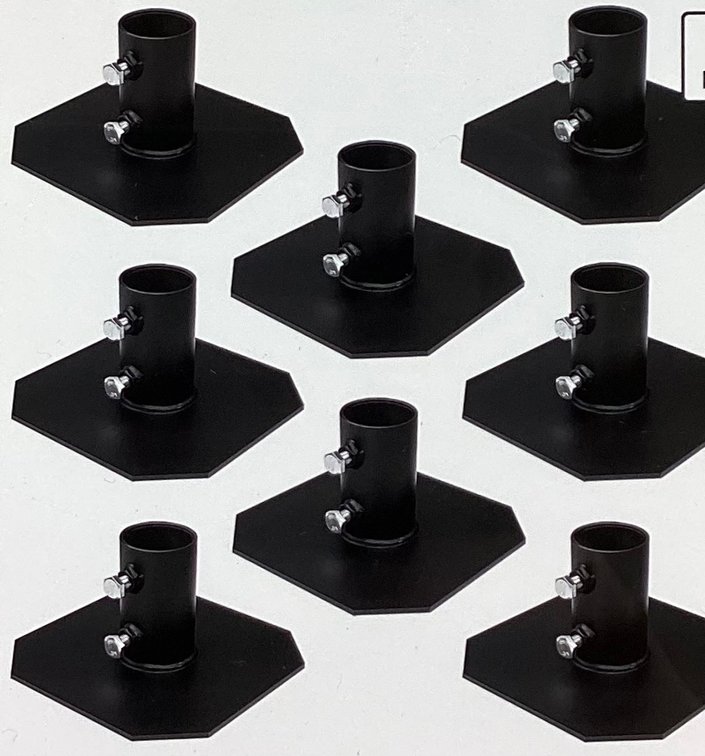 8 PCS 8”x8” Dock Base Plate (S4)