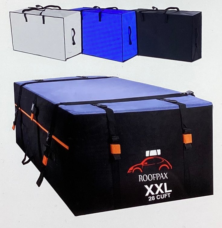 XXL 28 Cuft Car Rooftop Cargo Carrier Bag (S4)