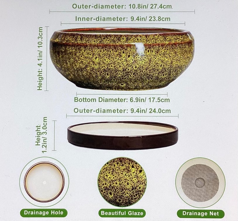 Bonsai Pots Ceramic (S4)