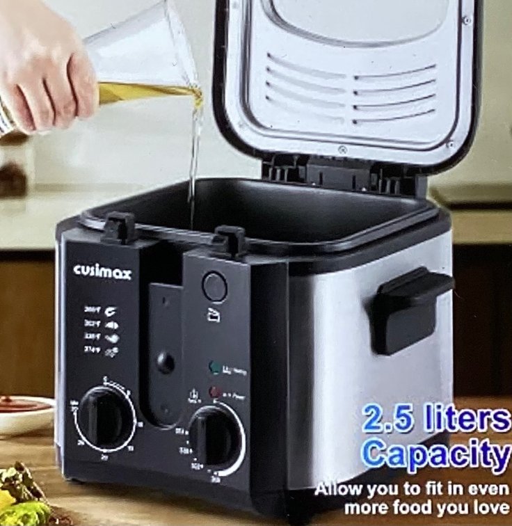 CUSIMAX Electric Deep Fryer (S4)