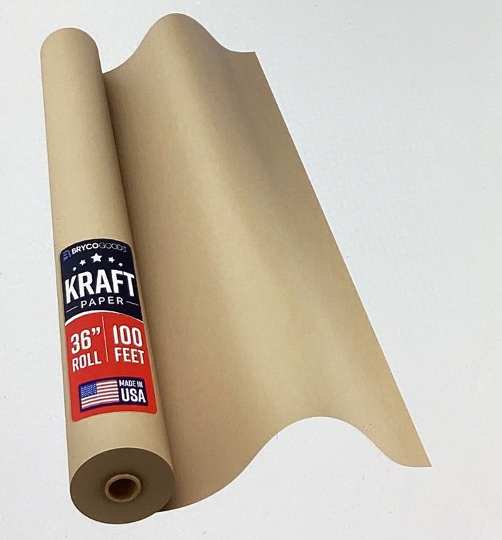 36”x1200” Craft Brown Paper Roll (S4)