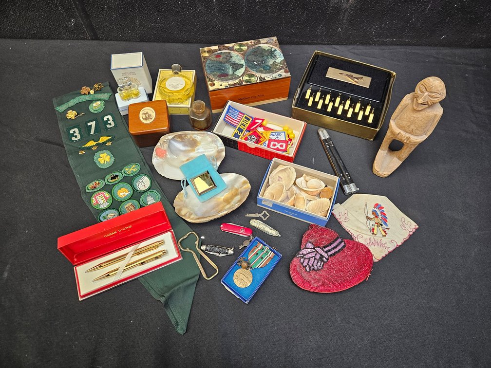 Cub Scout Badges, Tiffany Solid Perfume and More (V)