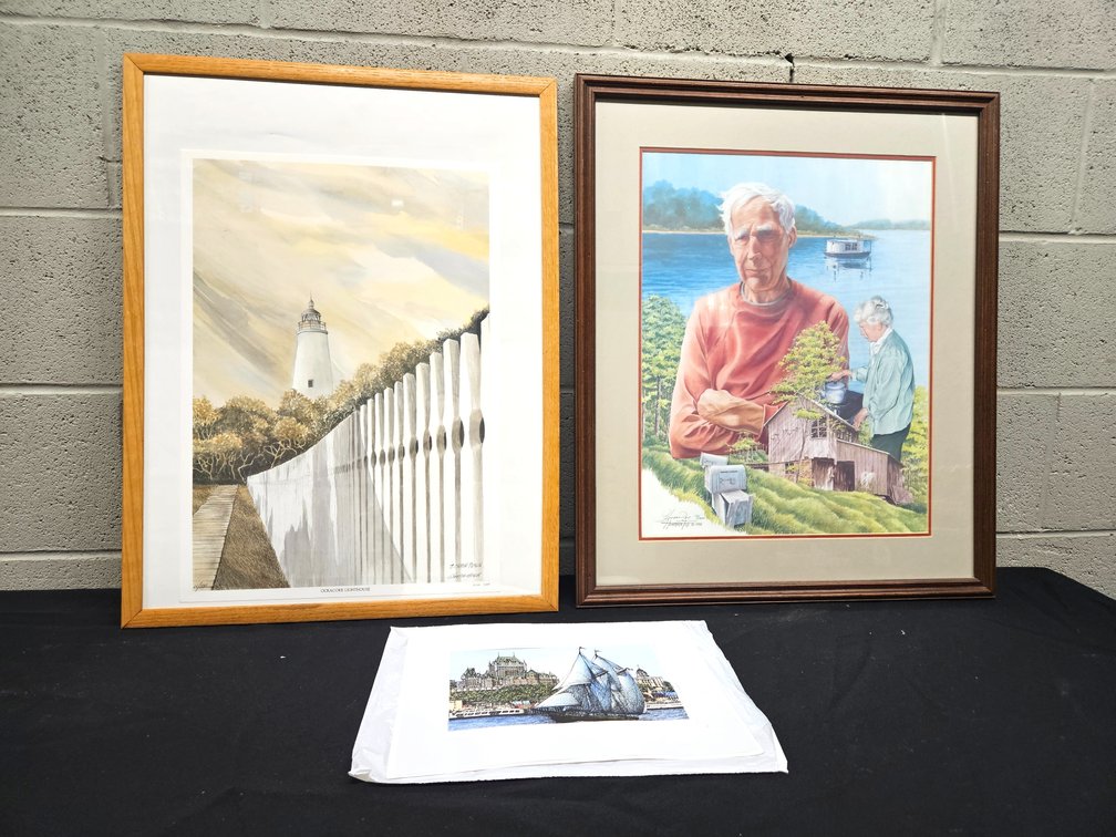 Vintage Signed Prints Lot (S-4)
