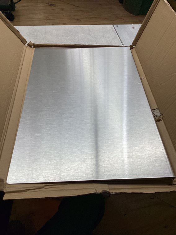 16”x23.75” Stainless Steel with Lip (S3)