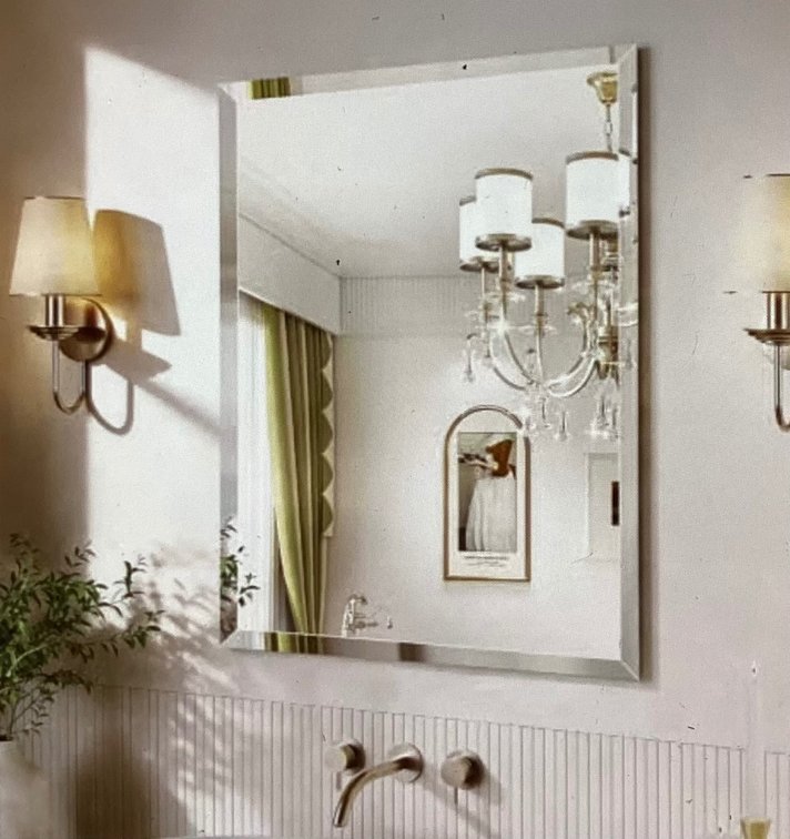 16”x20” Frameless Beveled Mirror (S3)