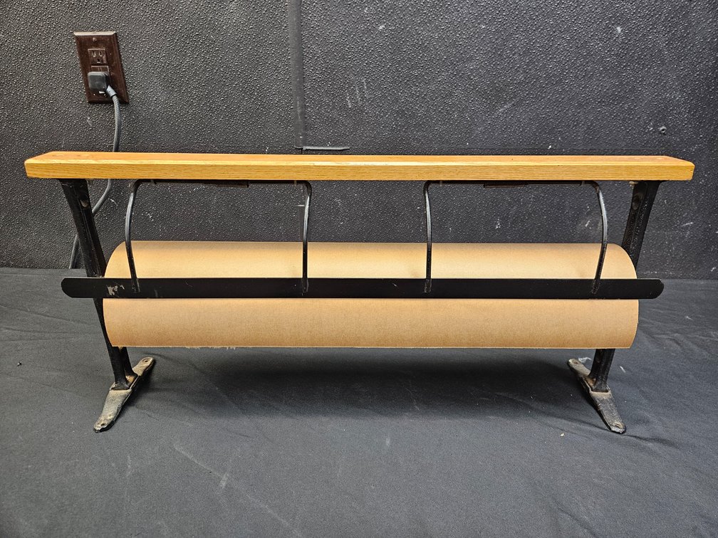 Cast Iron Butcher Paper Holder and Cutter (S11)