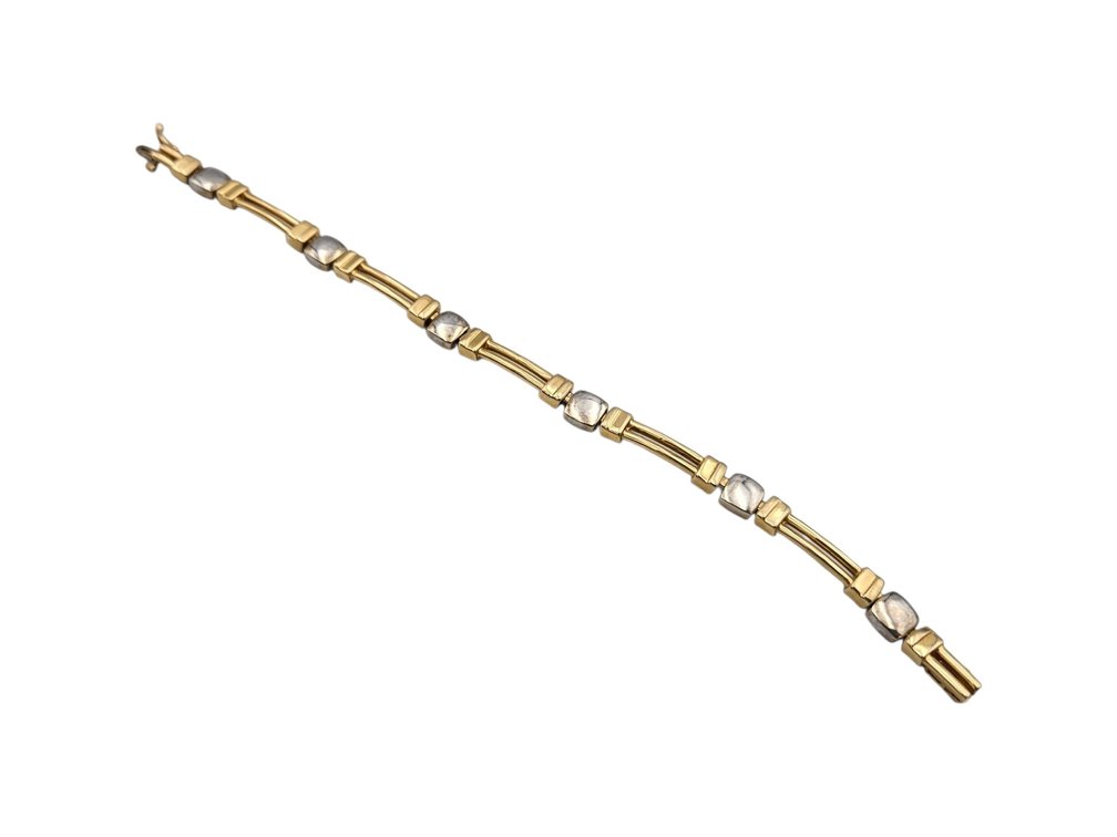 14K Yellow Gold/White Gold Bracelet (V)