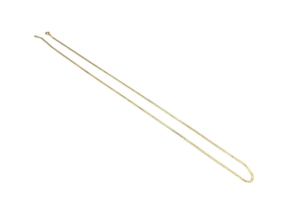 14K Yellow Gold Flat/S-Chain (V)