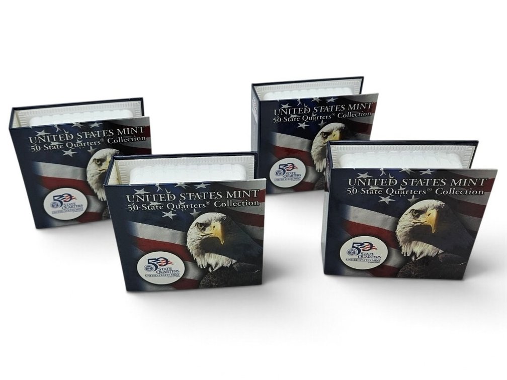 Four Rolls of Statehood Quarters (V)