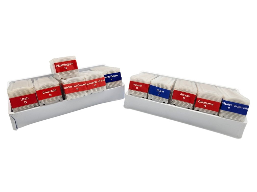 Assorted US Uncirculated Quarters Rolls (V)