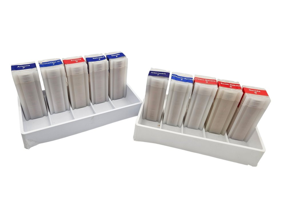 Assorted US Uncirculated Quarters Rolls (V)