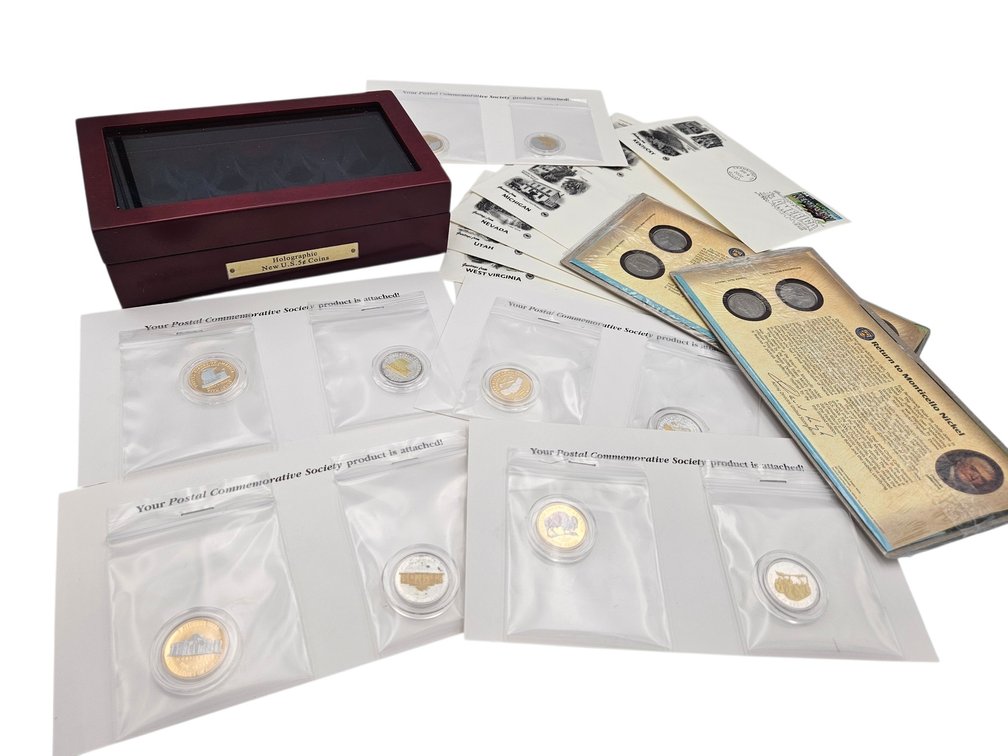 Holographic Nickels Lot, Case, and More (V)