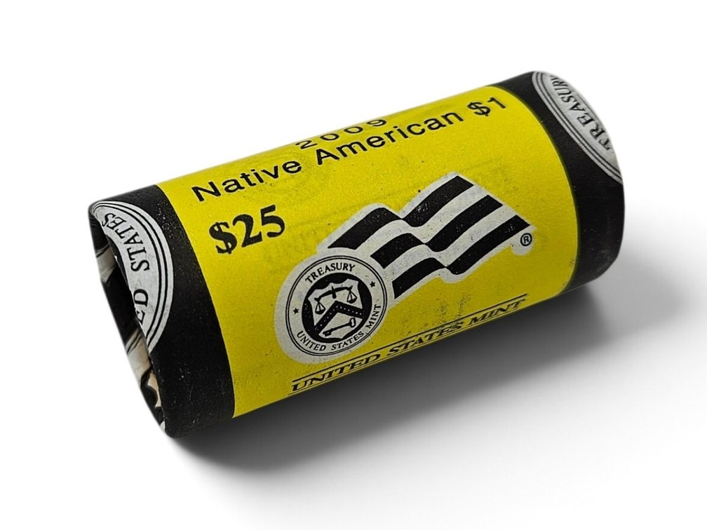 Roll of Sacsgawea US Mint Dollar Coins (V)