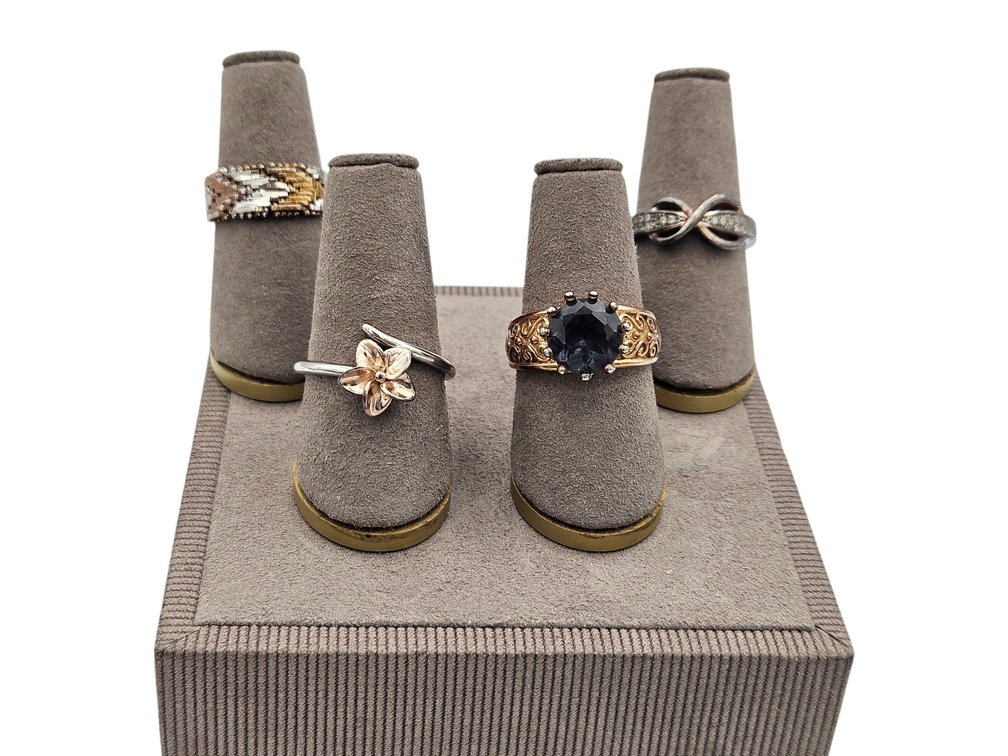 Sterling Rings Lot (V)