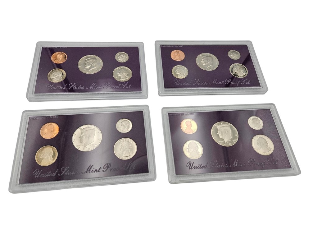 US Mint Proof Sets 1991/1992/1993 (V)