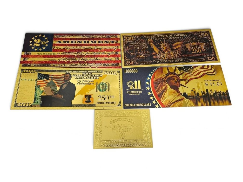 Themed Gold Foil Currency (V)