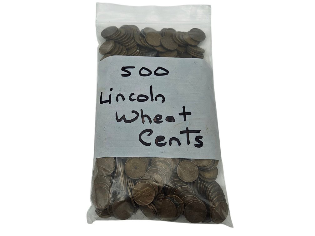 500 Wheat Pennies (V)