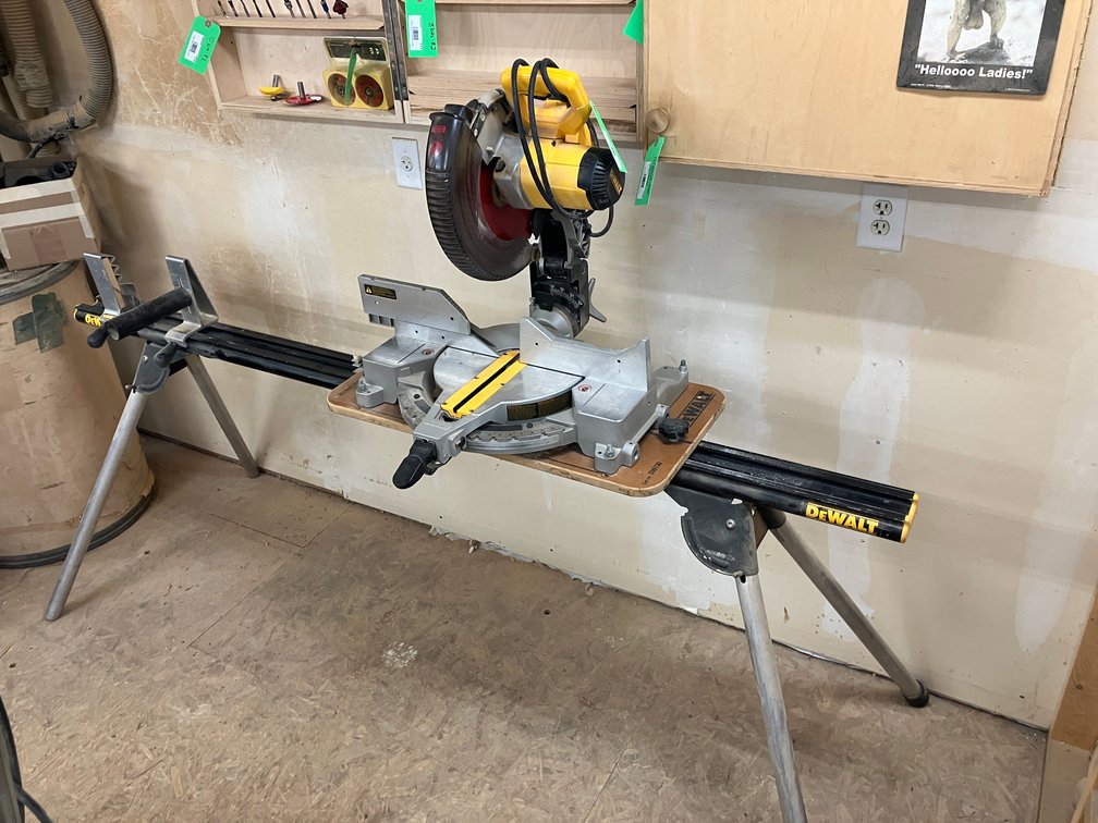 DeWalt miter saw and stand