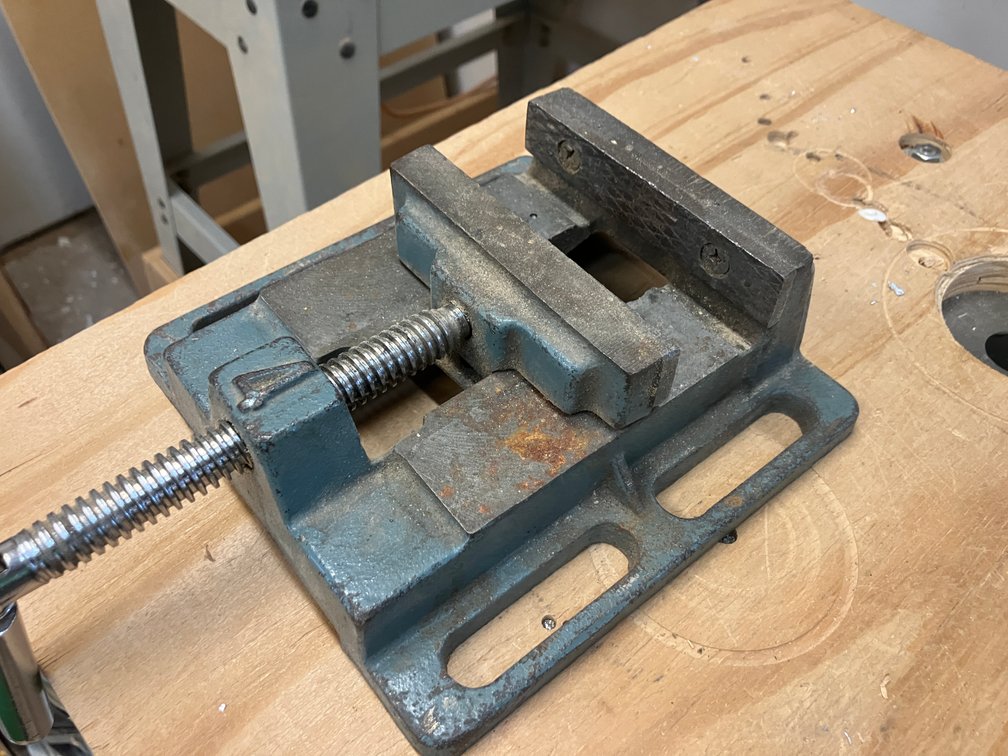 4" drill press vise
