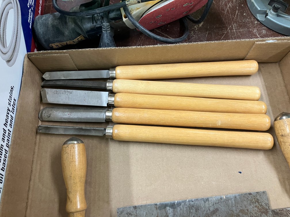 Wood turning tools and draw plane