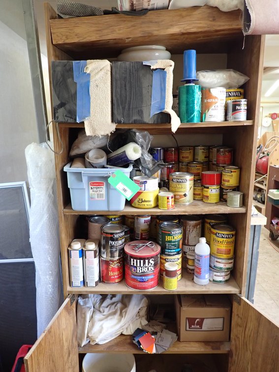 Shelf and contents