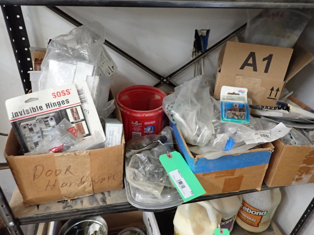 Contents of shelf
