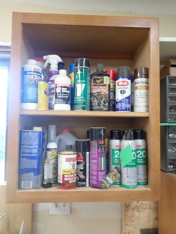 Contents of shelf: