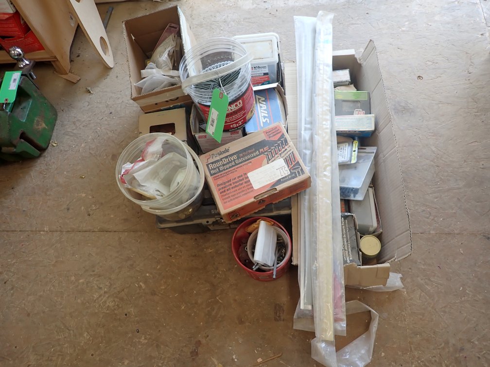 Large assortment of hardware: