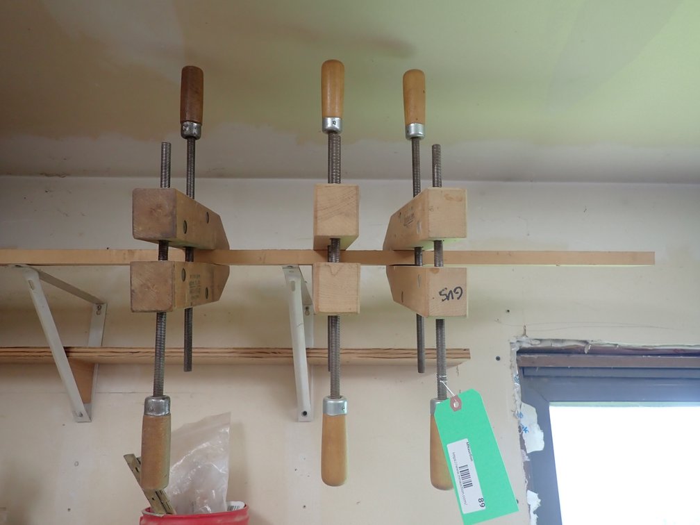(3) Jorgensen No. 2 wood clamps