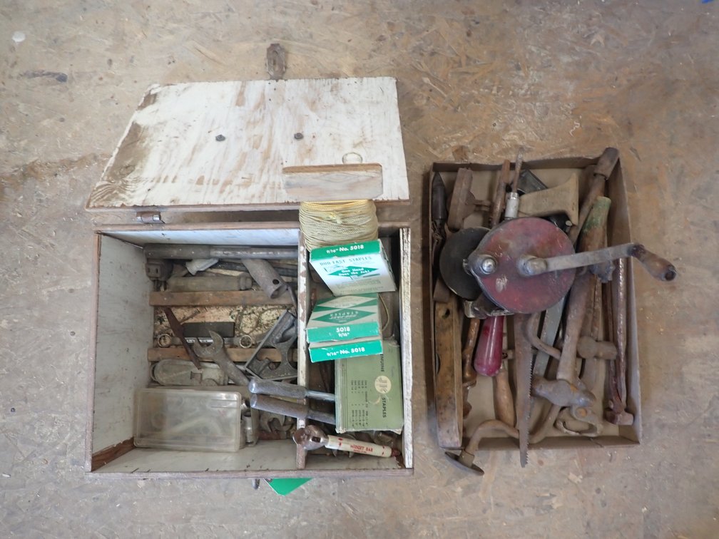Assortment of old hand tools