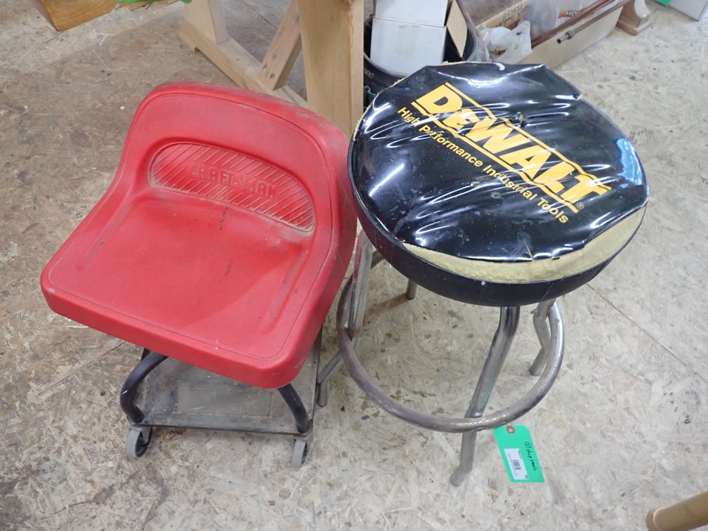 Craftsman rolling shop stool