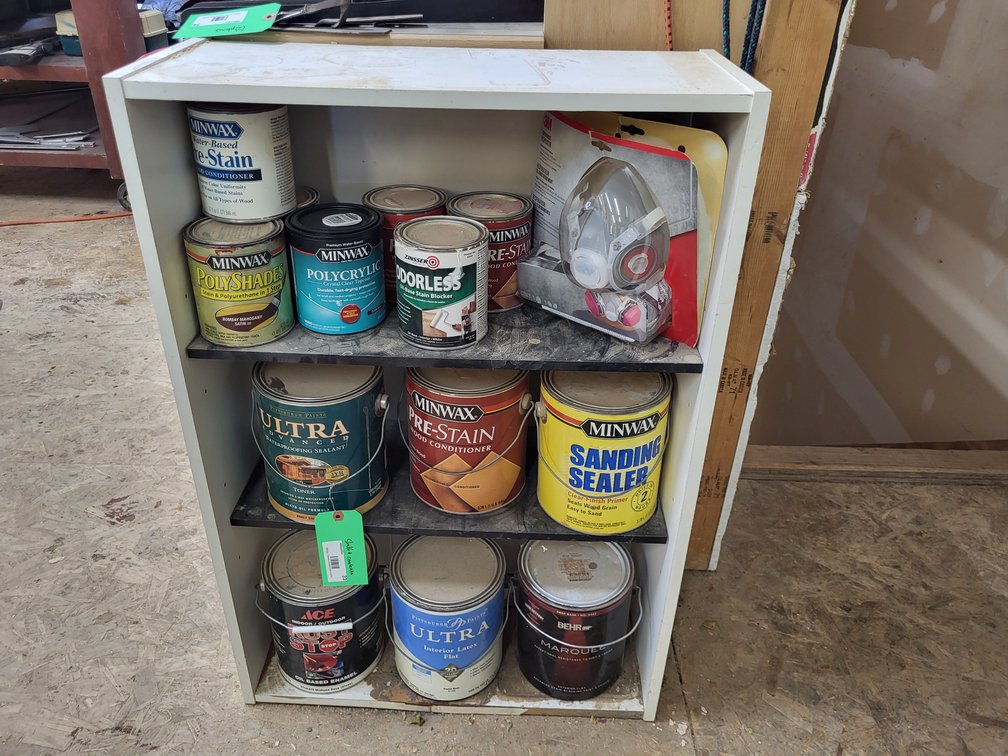 Shelf and contents