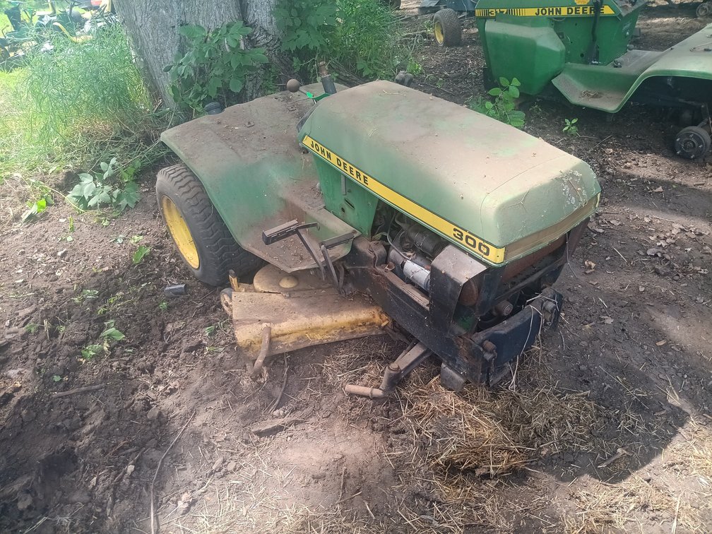 John Deere 300 with Kohler K341