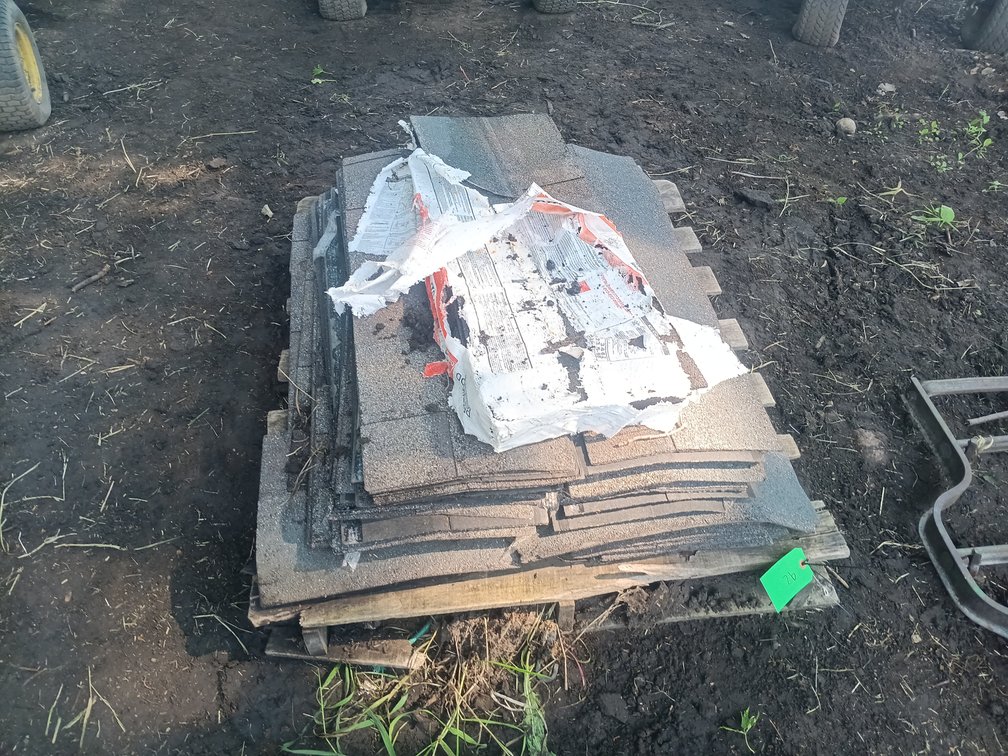 Pallet of shingles 
