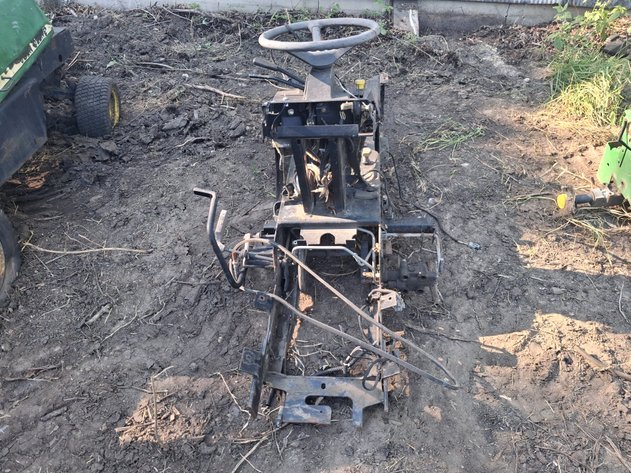 Image for John Deere 425/445 frame with a few parts on it yet