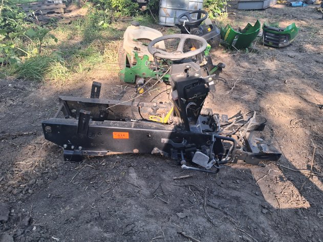 Image for John Deere 425/445 frame with a few parts on it yet